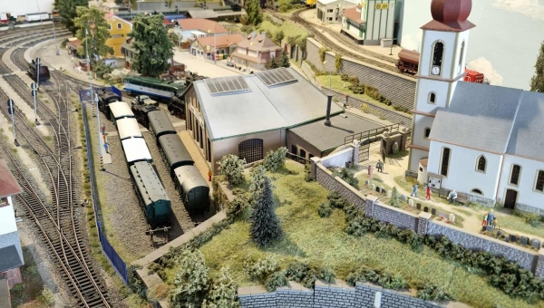 Modelové kolejiště v Jindřichově Hradci
