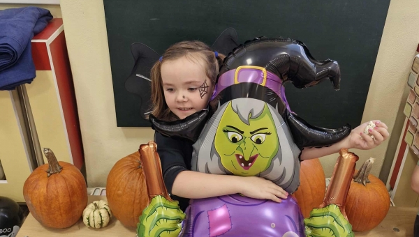 Strašidýlkování v mateřince...